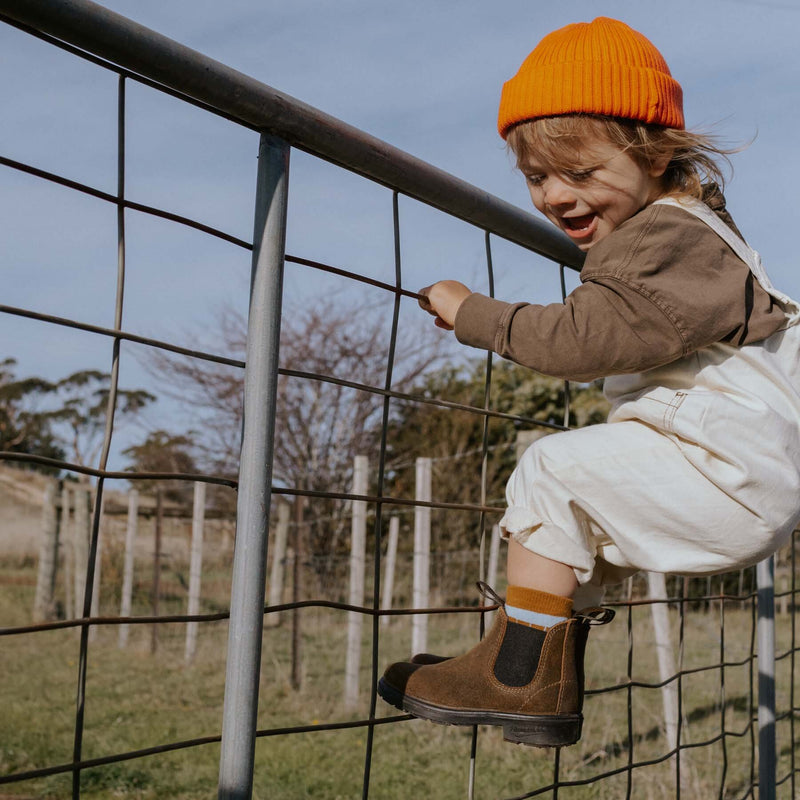 Blundstone 2497 Brown Kid Suede Boots